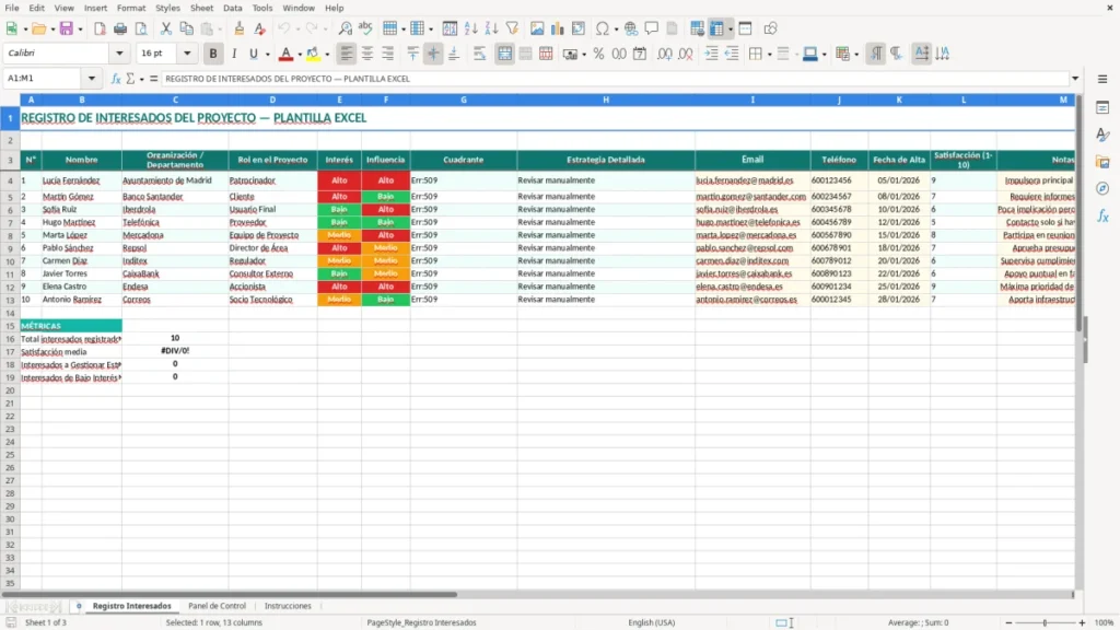Registro Interesados – Registro interesados Excel – Plantilla gratis (2026)