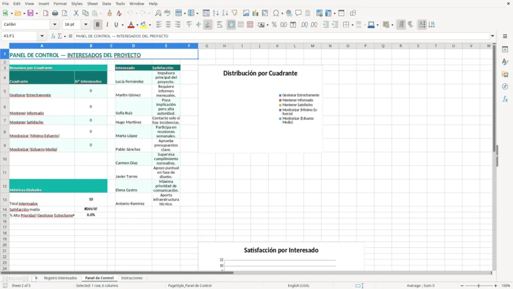 Panel de Control – Registro interesados Excel – Plantilla gratis (2026)