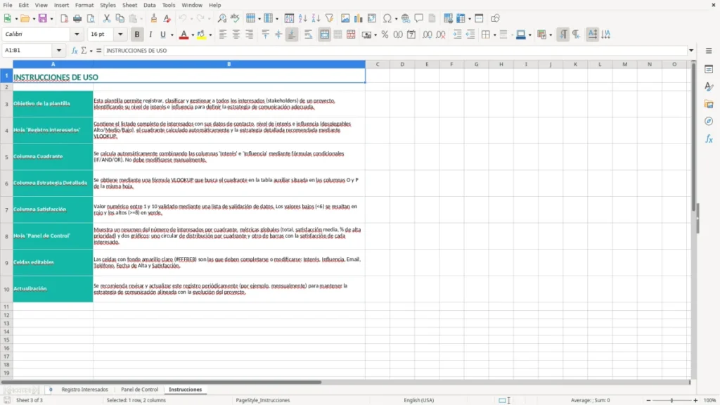 Instrucciones – Registro interesados Excel – Plantilla gratis (2026)